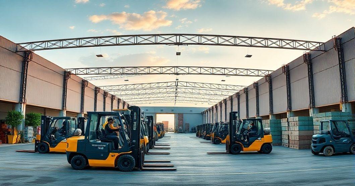 Aluguel de Empilhadeiras a Gás: Solução Eficiente para Otimizar sua Logística e Negócios